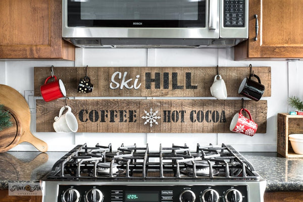 Coffee and Hot Cocoa kitchen Christmas sign