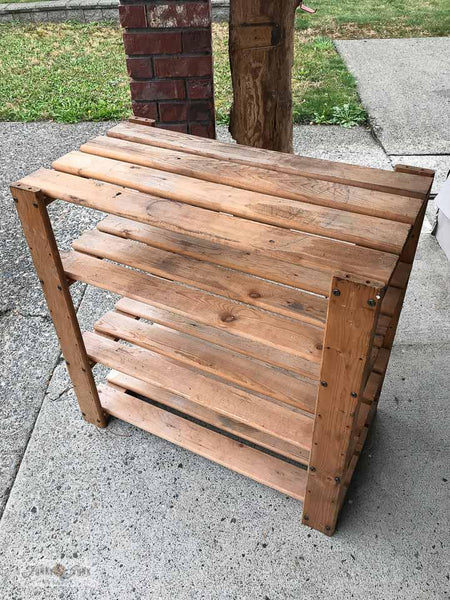 The Shipping Crate Stamps stencil is designed to help you create the illusion that your project was made out of a shipping crate! This series uses a true stencil font, along with a bold arrow and Approved stamp for a little extra authentic punch! Perfect for pallet wood, lumber, or any wood projects small or large.