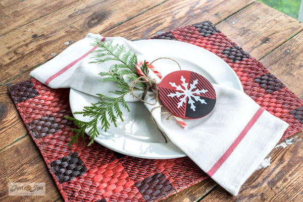 Create a cabin farmhouse inspired Buffalo Check pattern on anything you wish with this stencil! Funky Junk's Old Sign Stencils