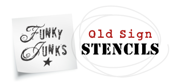 Funky Junk's Old Sign Stencils