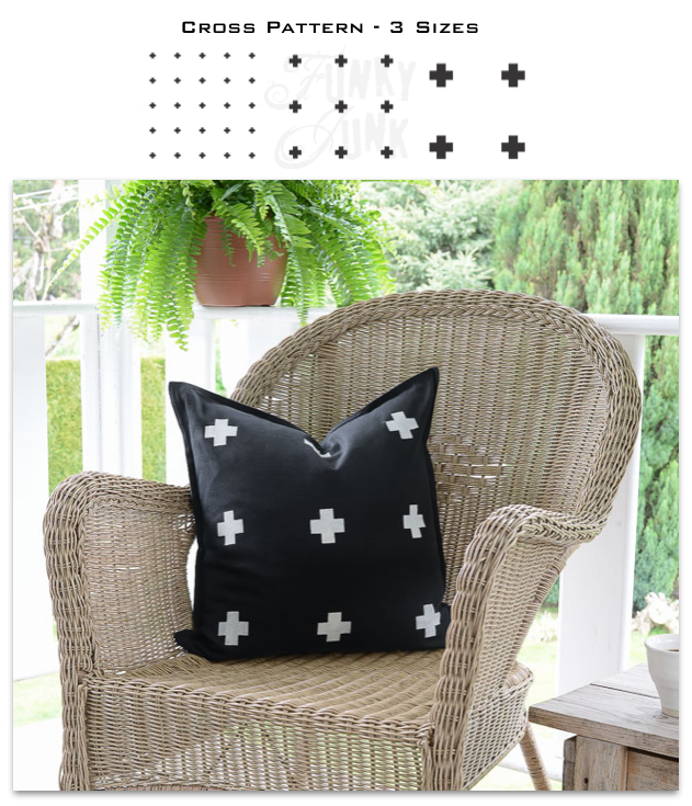 Cross Pattern stencils – Funky Junk's Old Sign Stencils