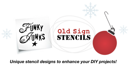 Funky Junk's Old Sign Stencils