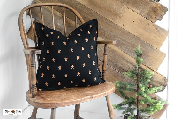 Add a dash of cozy charm to your holiday projects with our Gingerbread Man Pattern stencil! This easy-to-use repeating pattern Christmas stencil will most certainly spice up your holidays by adding a subtle festive touch to any craft!