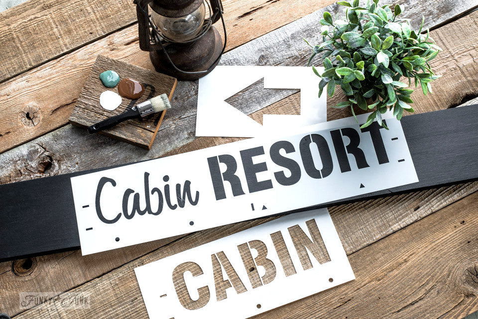 Getaway Collection by Funky Junk's Old Sign Stencils for Free Printable Beach Themed Stencils