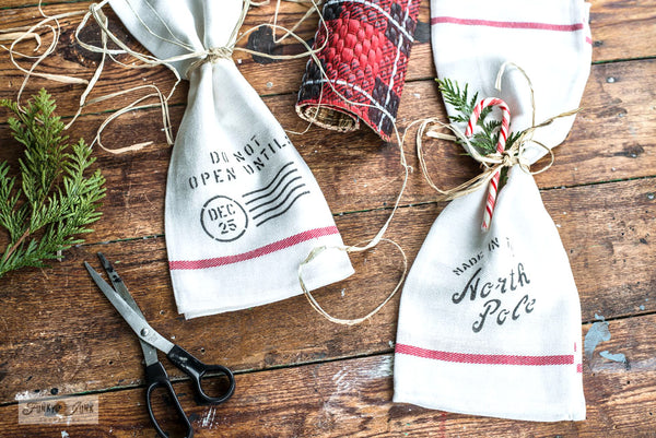 Christmas Crates is a unique Christmas crate-themed stencil filled with festive greetings and shipping stamp labels so you can stencil your projects, gifts or packages shipping crate style! Includes a reindeer, snowflake and star graphics.