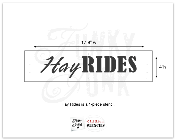 Hay Rides Sign Hay Ride Sign