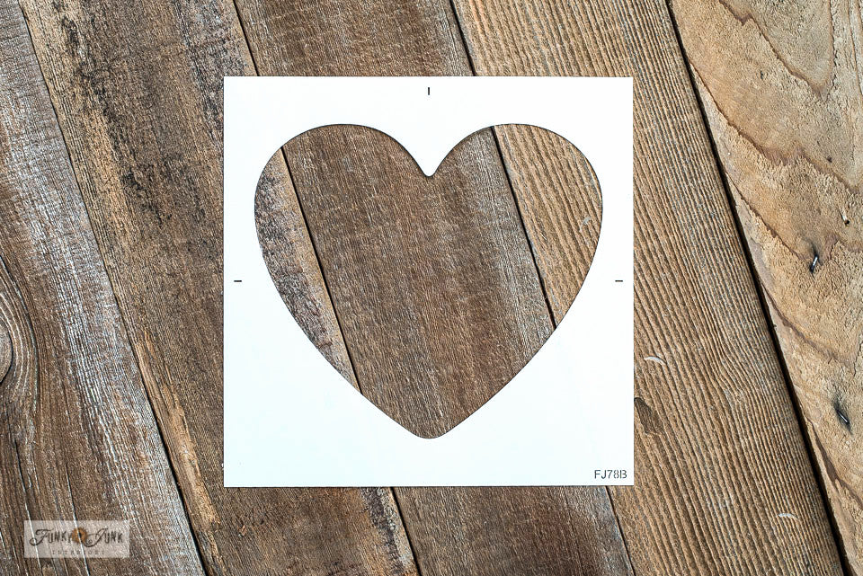 Heart Shape Stencil