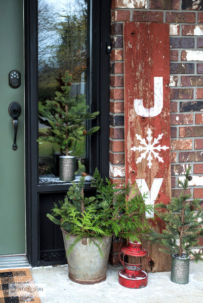 Joy - Small Christmas stencil kit