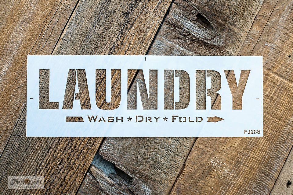 Laundry Stencil Funky Junk S Old Sign Stencils