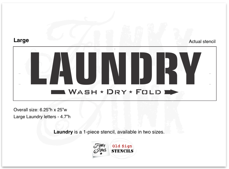 Laundry stencil – Funky Junk's Old Sign Stencils laundry-stencil-funky-junk-s-old-sign-stencils