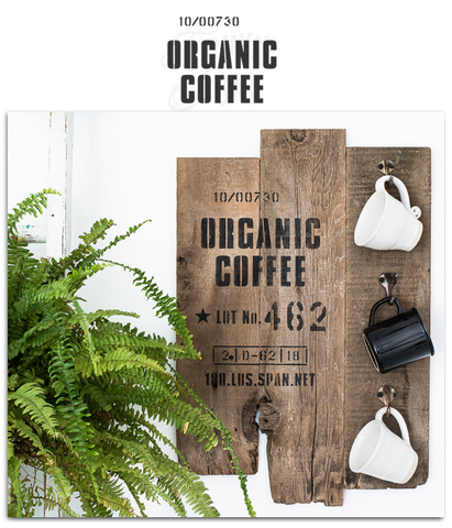 Love a great coffee shop vibe? Recreate the look of an authentic coffee sack or coffee sign with the Organic Coffee stencil by Funky Junk's Old Sign Stencils! Stencil rustic letters or numbers onto any fabric, burlap or wood to instantly create the look of burlap coffee bags, wooden shipping crates or wooden pallets.