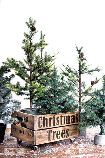 Christmas Trees stencil | Funky Junk's Old Sign Stencils